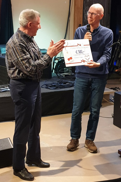 Uitreiking cheque